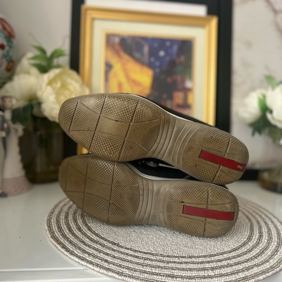 Prada leather sneakers - Picture 8 of 9